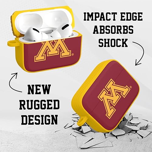 Vista 16 de AFFINITY BANDS Texas Longhorns HDX - Funda con nombre personalizado compatible con Apple AirPods Pro 1 y 2 (negro clásico)