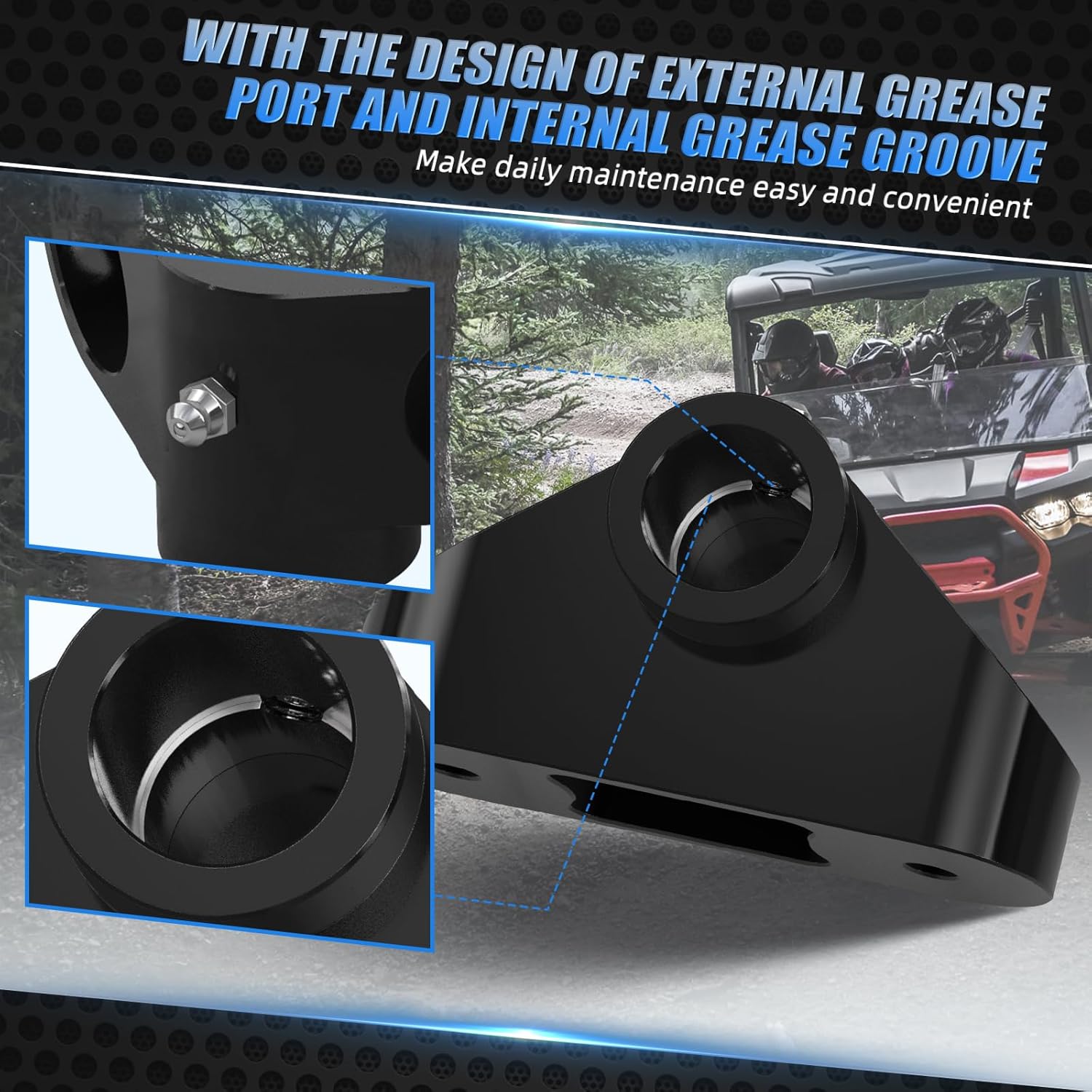 NICECNC Motorcycle Winch Hook Bracket Compatible with Can Am Defender HD10 4X4 2016 2017 2018, Defender HD8 4x4 DPS 2017 2018 2019 2020 2021, Commander 1000R 4x4 DPS 2021 2022 2023, See Fitments