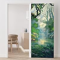 Vista 133 de wall26 - Mural de Bosque Denso - Mural de pared, calcomanía removible, decoración del hogar - 66x96 pulgadas