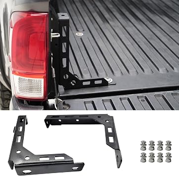Tacoma Bed Channel Stiffener Support Brackets, Pair