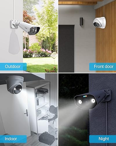 Miniatura 7 de ZOSI Sistema de cámara de seguridad PoE 4K de 16 canales con disco duro de 4 TB, H.265+ 16 canales NVR de 8 MP, 16 cámaras IP PoE 4K al aire libre,