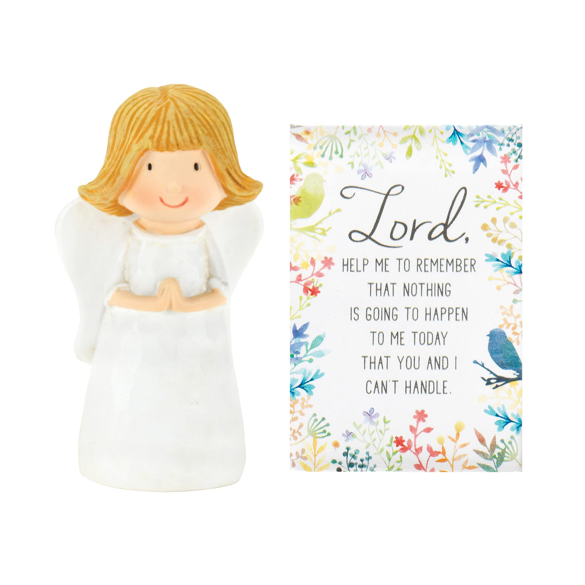 Ange floral figurine Dicksons un cadeau de soutien et de prière