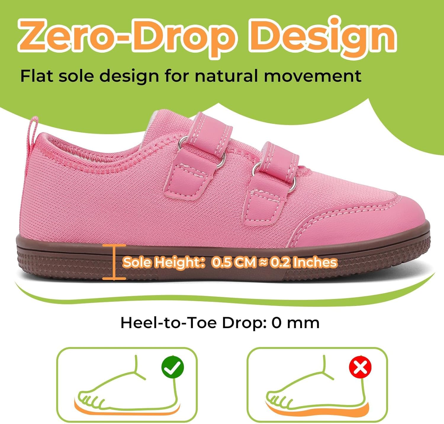 SAGUARO Kids Barefoot Shoes Wide Toe Box Minimalist Casual Sneakers for School and Walking