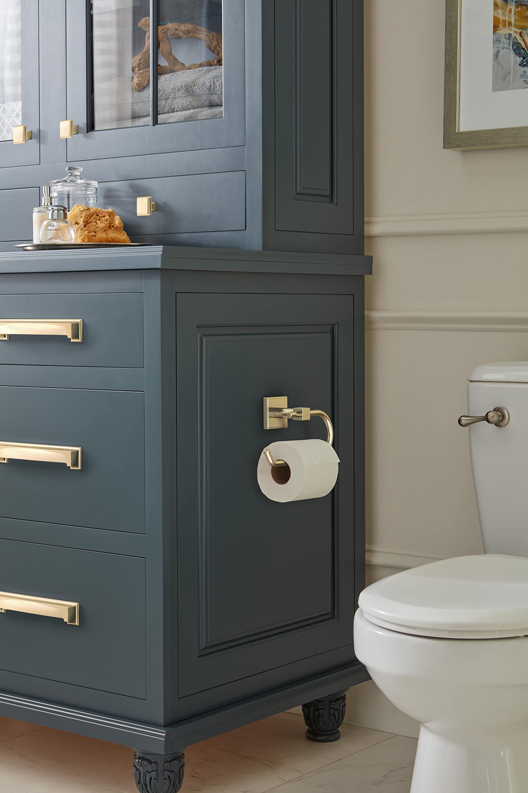 Amerock, Golden Champagne, Toilet Paper Holder - Image 3