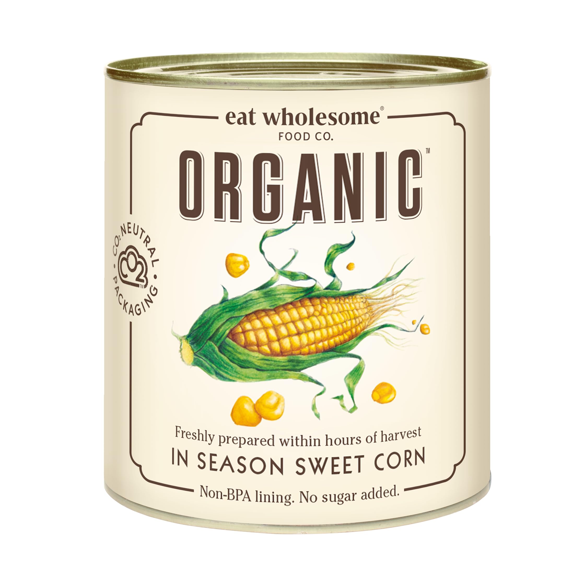 – Eat Wholesome Organic in Season Sweetcorn 340g (Pack of 12)