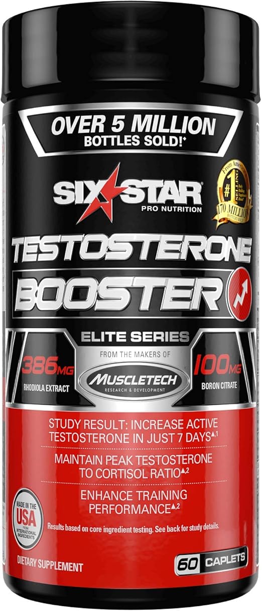 Amazon.com: Testosterone Booster for Men Six Star Pro Nutrition Test ...