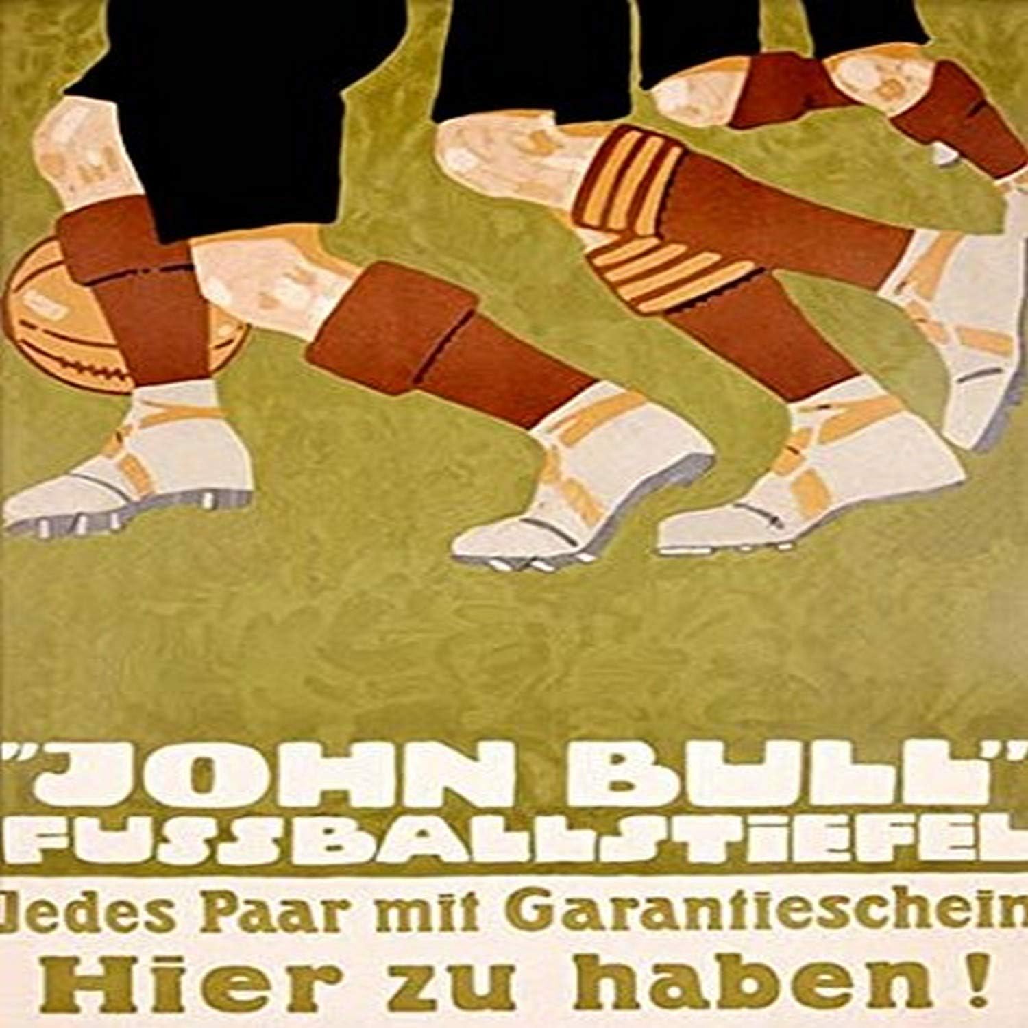 Amazon.com: Buyenlarge 'John Bull Fussballstiefel' Paper Poster, 20 by  30-Inch: Posters & Prints