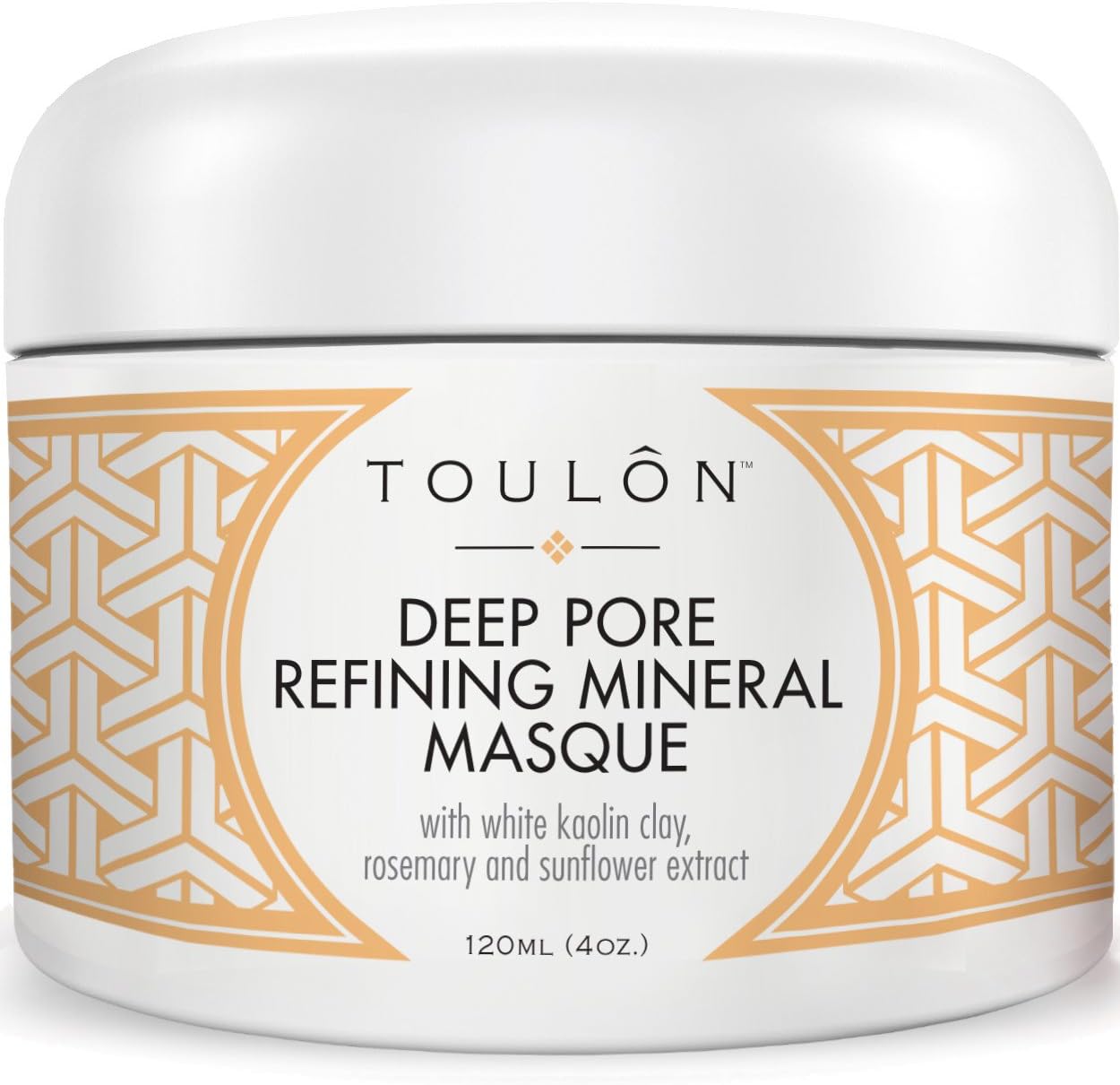 Clay Mask for Face with White Kaolin Mineral Clay. Reduces Wrinkles, Rids Blackheads, Acne & Dirt & Improves Complexion.