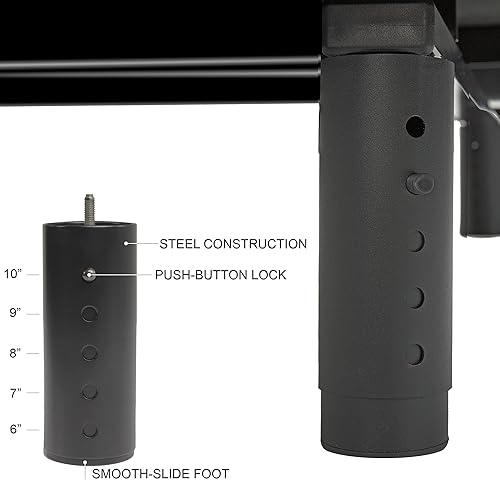 Miniatura 4 de Fashion Bed Group Fashion Bed Group S-Cape 2.0 - Base de cama ajustable con tecnología WallHugger y masaje corporal completo, tamaño individual/XL,