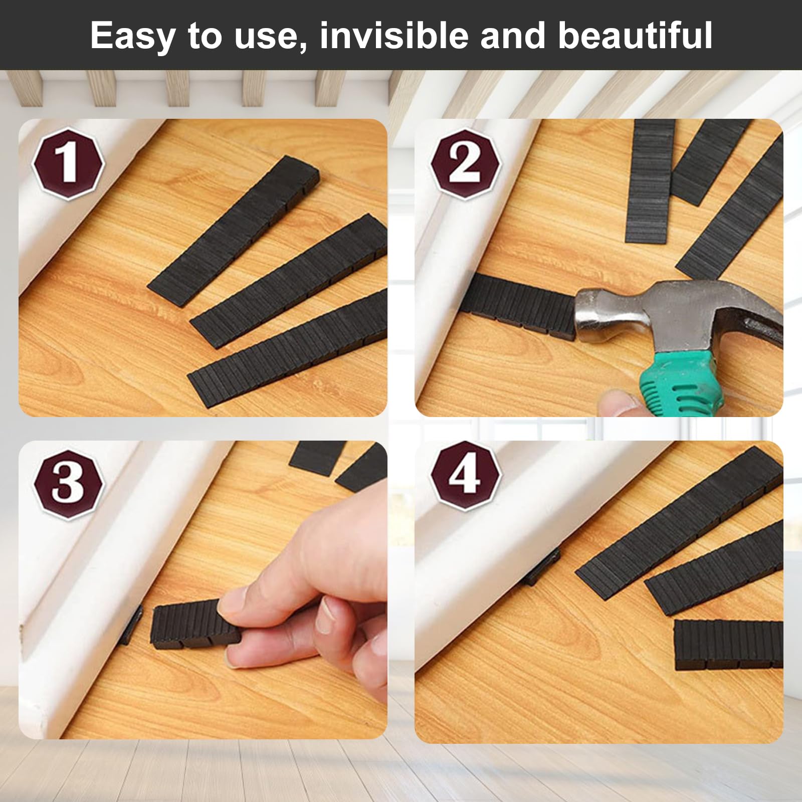 30 Pezzi Cunei per Mobili,Cunei di livellamento,Cuneo Fermaporta Robusti Cunei,Cunei con Punti di Rottura Teorici Integrati per Mobili,Assemblaggio,Bricolage,3 colori