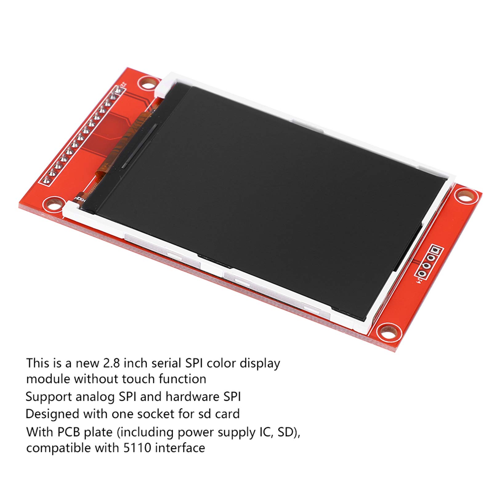Écran TFT 2.8 Pouces SPI 240x320 Avec ILI9341 - 5V/3.3V, Sans Tactile, Pour Vos Projets Arduino