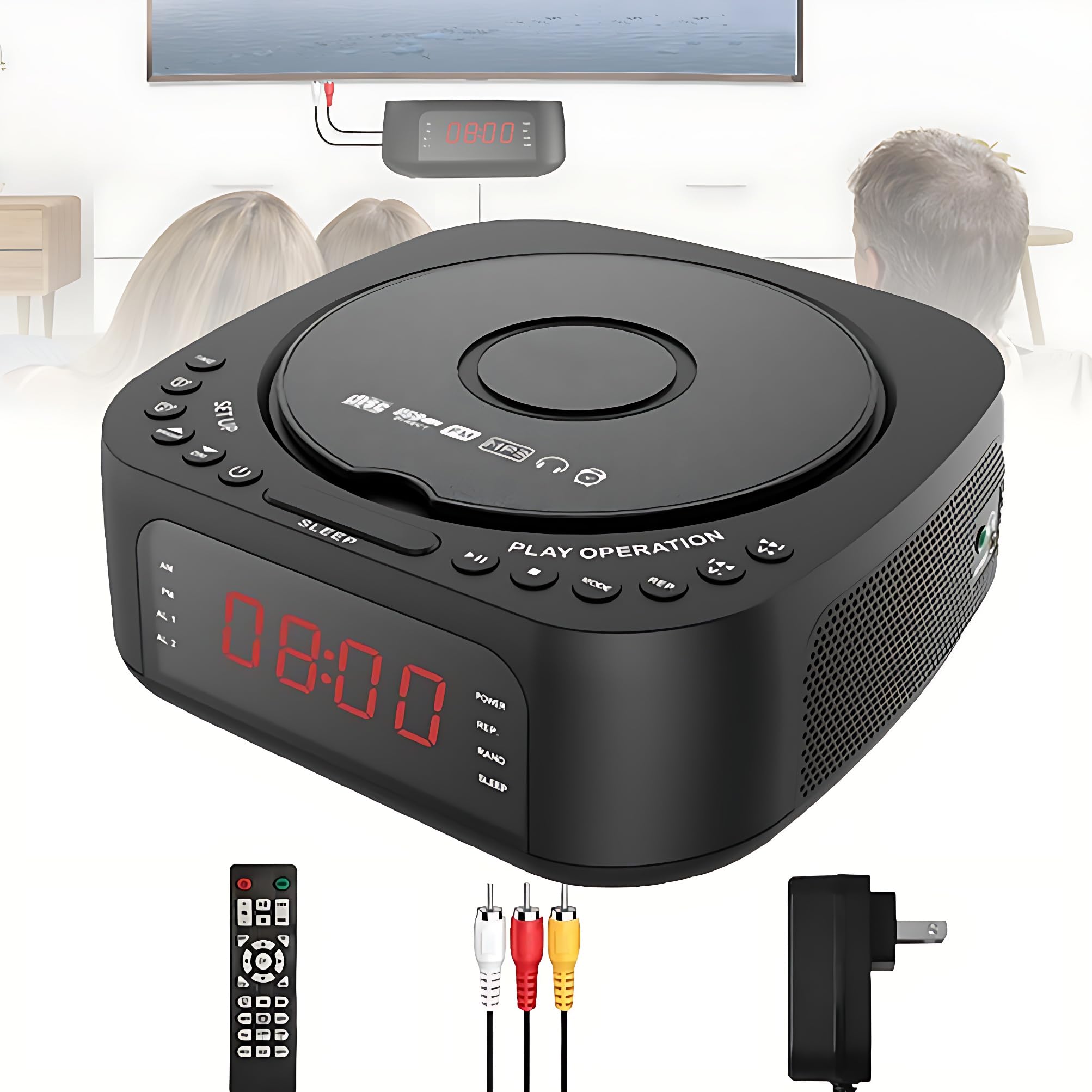 Lecteur CD à chargement sans fil pour sublimer votre chambre