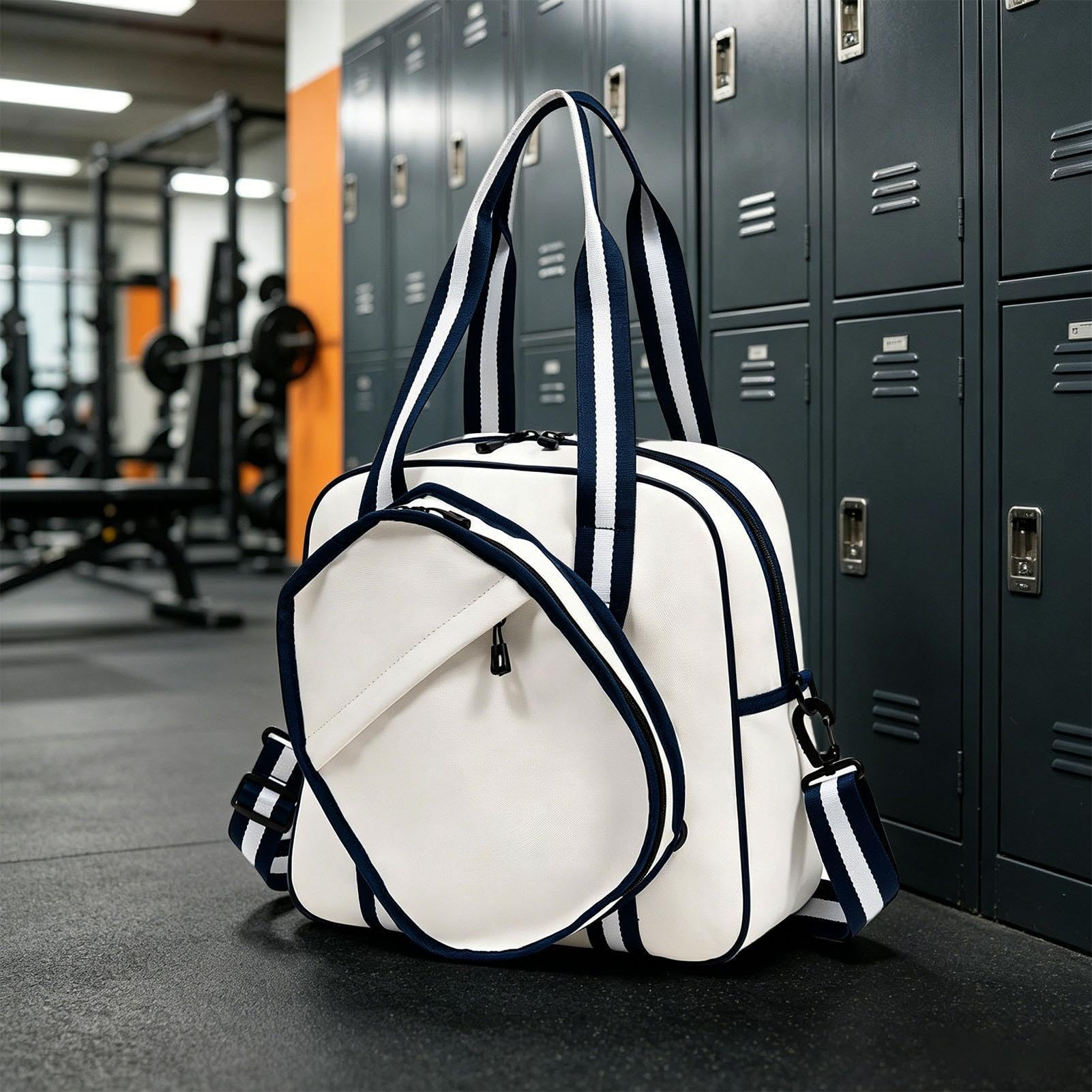 Générique Sac de Pickleball pour la Femme - Porte-Raquette Ajustable - Balluchon de Pickleball Femme | pour Salle De Sport Tennis Hommes Et Femmes Voyage Et Activités De Plein Air Sport Ou Badminton