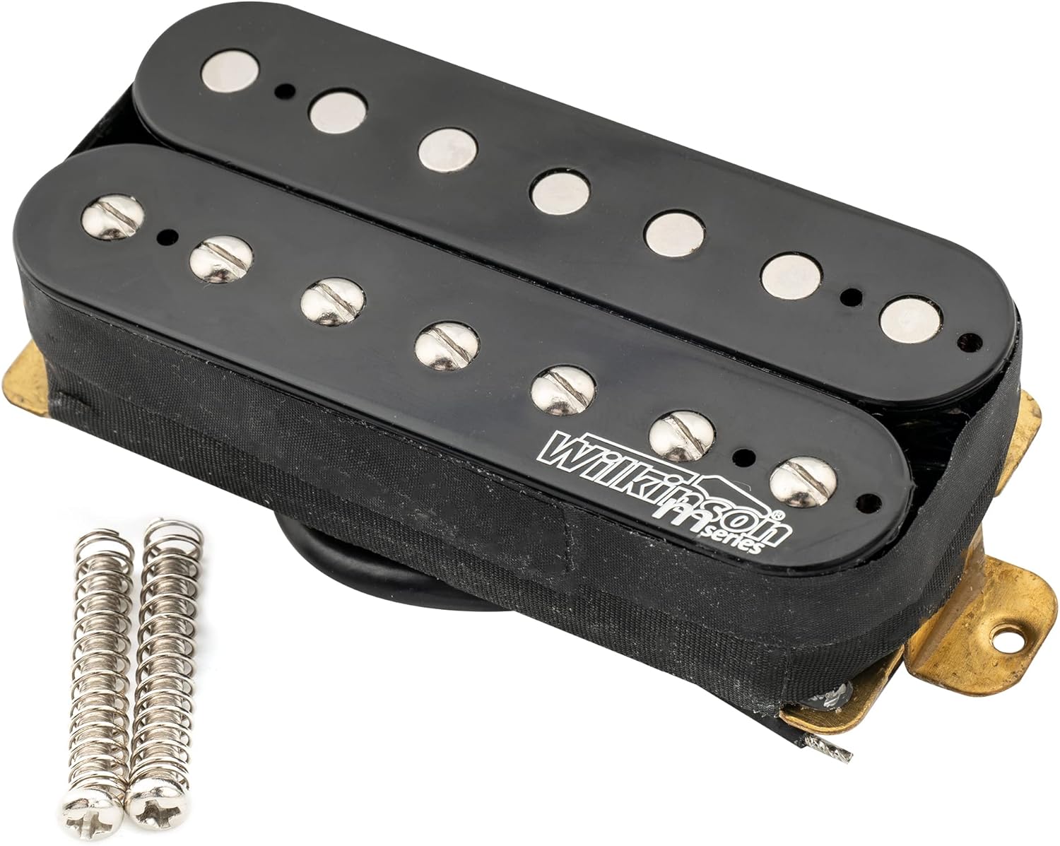 Wilkinson M Series WOH Classical Open Style Ceramic Humbucker Bridge Pickup for 7-String Electric Guitar, Black