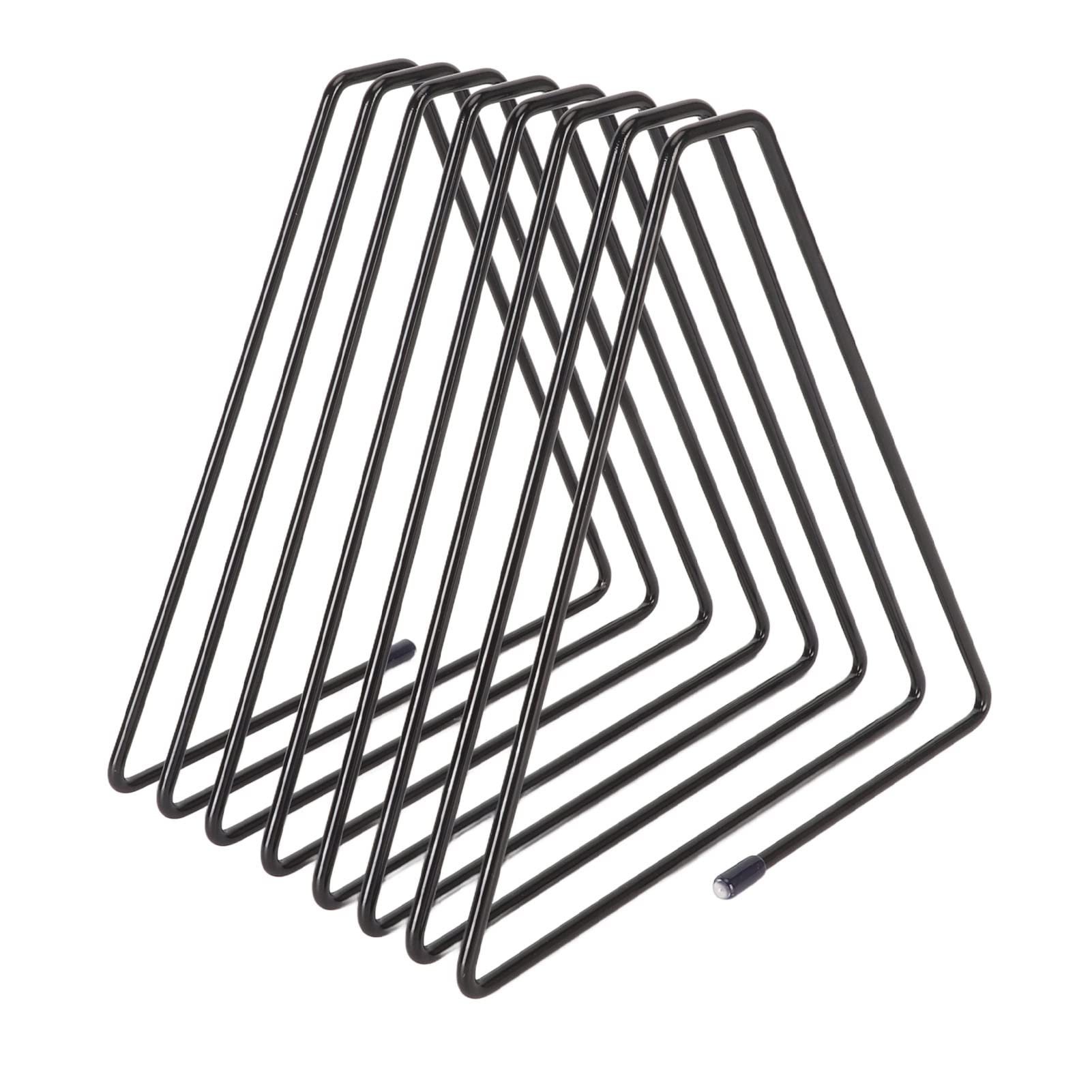 Tapones de libros de metal negros ajustables Rcniso triangulares para sujetar archivadores