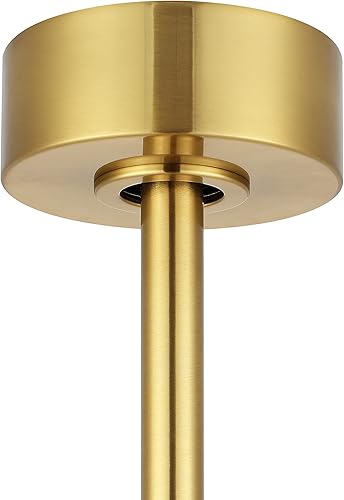 Miniatura 9 de WINGBO Ventilador de techo CC de 54 pulgadas sin luces, 5 cuchillas reversibles de madera maciza tallada, motor de CC silencioso de 6 velocidades,