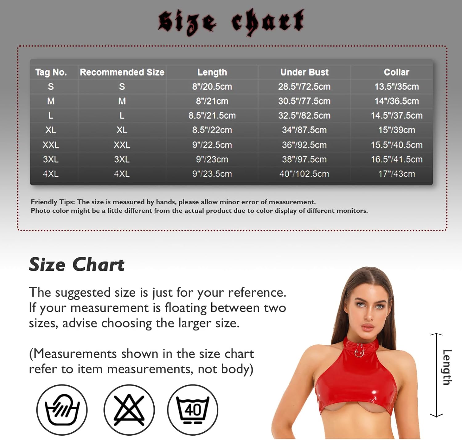 Women’s Wet Look Tank Top Halter Crop Tops Exotic Bras Lingerie Clubwear Rave Dance Costumes