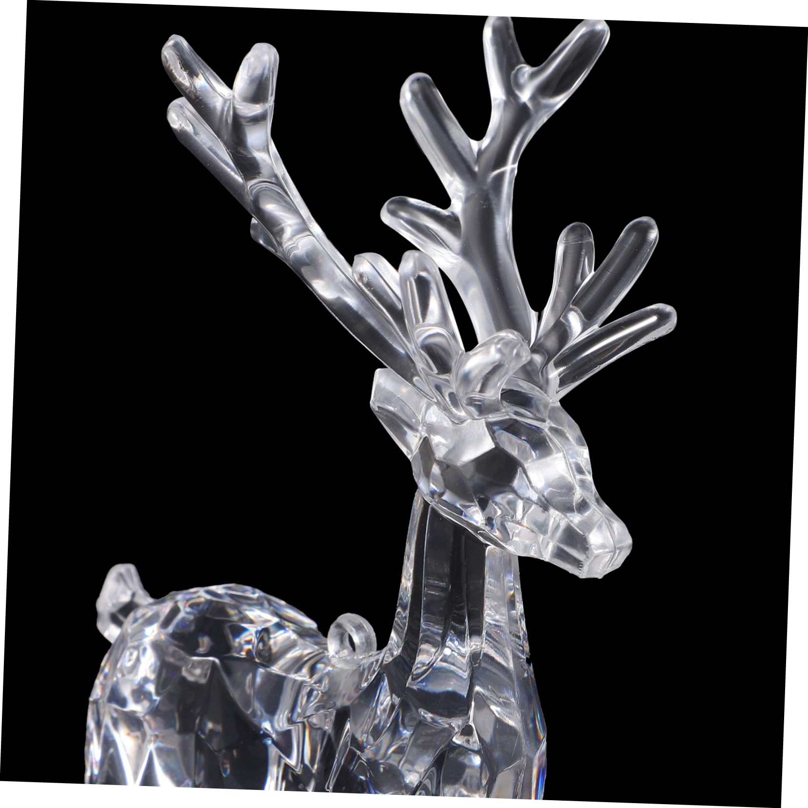 8 Stck. Teiliges Weihnachtsornament aus Dekorative Elchfiguren für Tisch und Weihnachtsdeko für Festliche Anlässe und Kinderzimmergestaltung