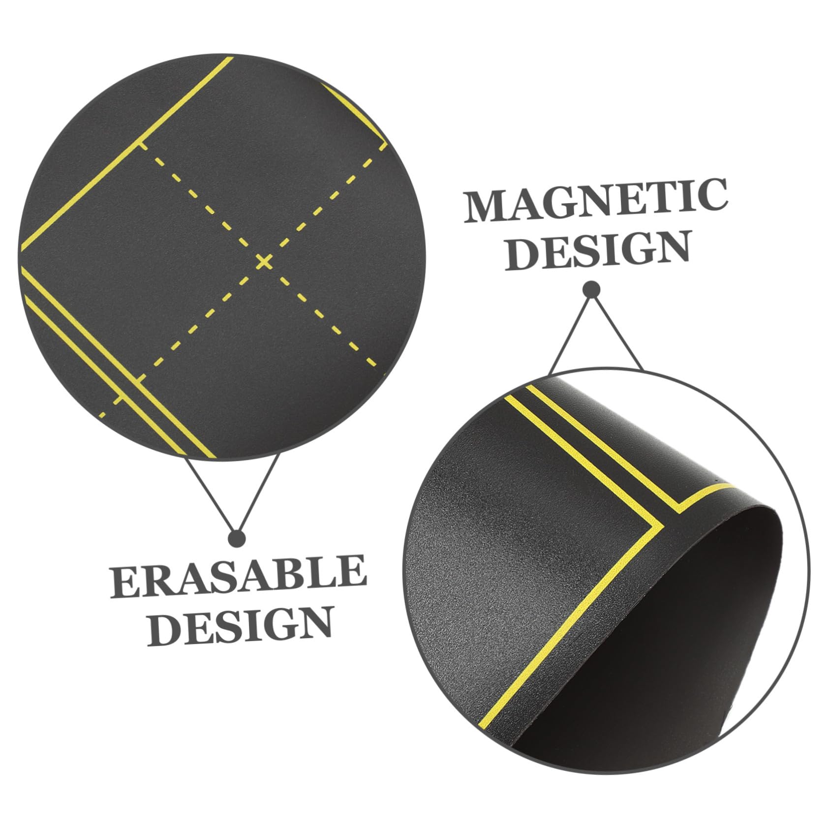3 Stück Magnetische Lerntafel mit Pinyin Feldern Trocken Abwischbar Wiederverwendbar für Schulunterricht und Büroeinsatz Magnetische Schreibtafel für Lehrer Leicht Tragbar und