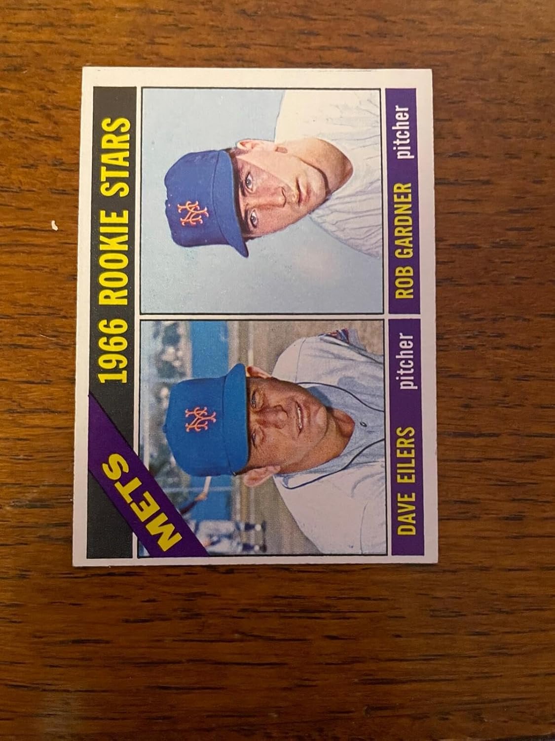1966 Topps #534 New York Mets Rookie Stars Baseball Card Nm #3 - Sports Memorabilia