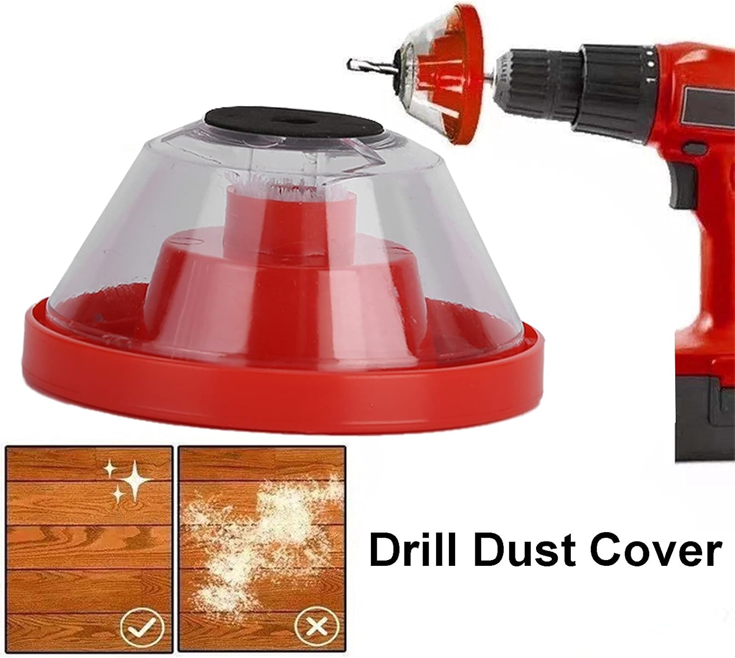Zerodis Drill Dust Cover Household Drill Dust Collector for Electric Hammer and Drill, Electric Hammer Dust Cover Dust Collector