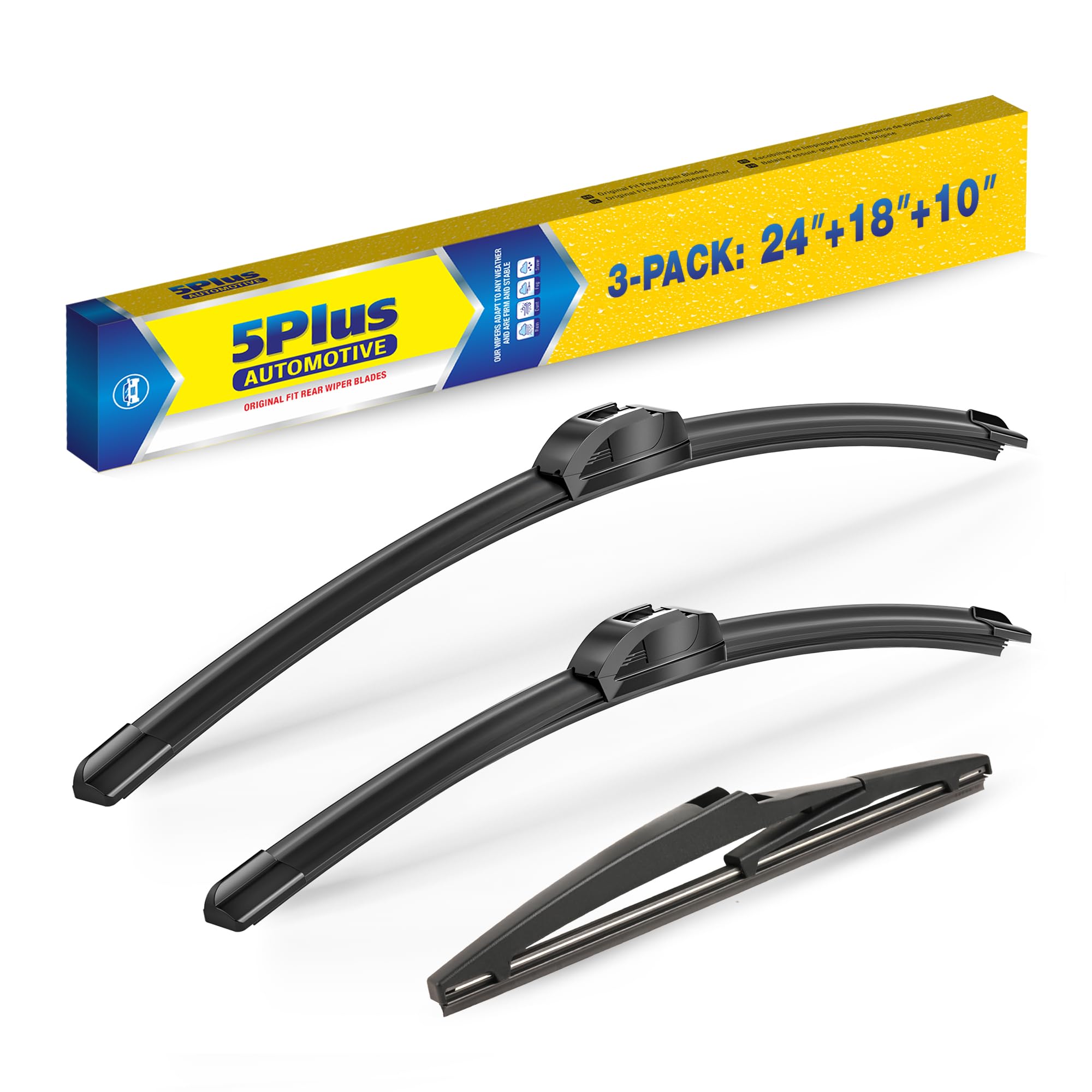 5 PLUS Wiper Blades fits Toyota Corolla Cross 2022-2024 Windshield Wipers