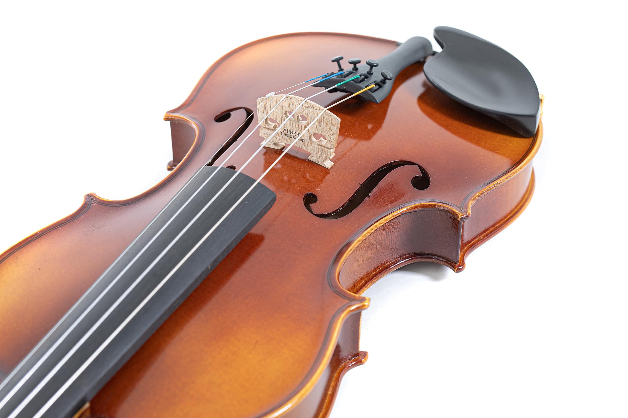 GEWA Set Violino Allegro VL 1 – 3/4 pronto per suonare, acero massello europeo e abete europeo, verniciato a mano, arco Massaranduba, corde Larsen Aurora, custodia per violino