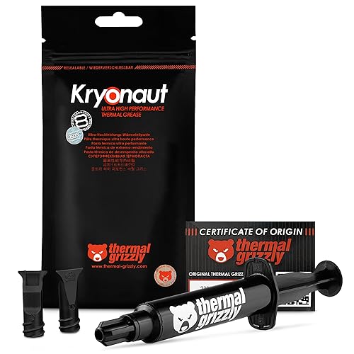 Miniatura 12 de Thermal Grizzly Kryonaut - 5.55 gramos/1.5 ml - Pasta térmica de rendimiento extremadamente alto - para aplicaciones exigentes y overclocking