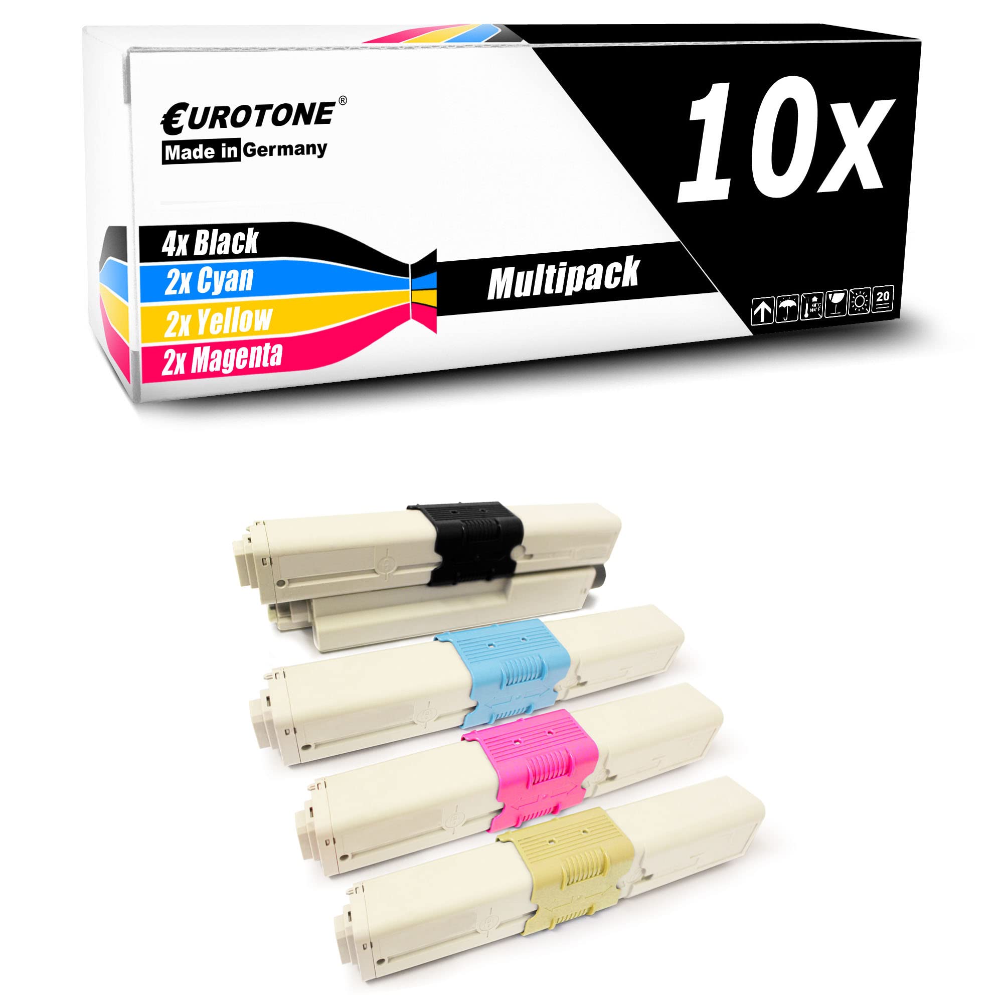 Toner Oki MC362 MC562 compatible Eurotone | Évitez les textes pâles - 8