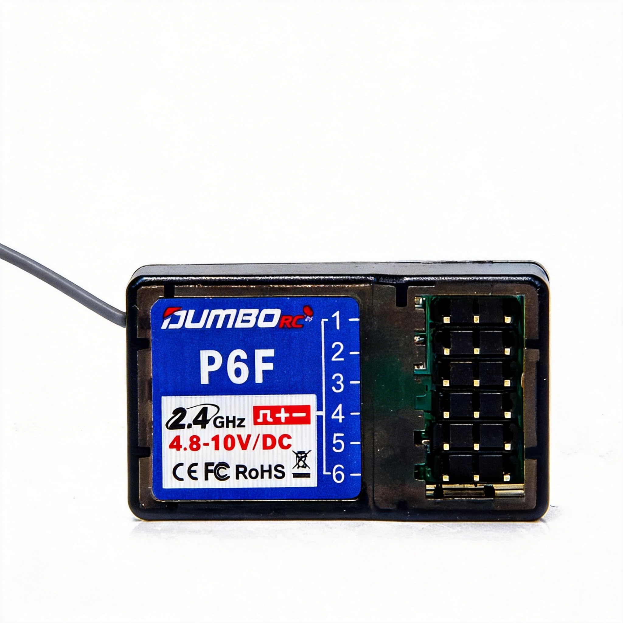 Amazon | DUMBORC P6F 2.4G 6CH レシーバー ‌DDF-350・X6PM・X10P送信