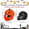 Cubierta para Casco de Motocicleta, Calabaza de Halloween, Talla Única, Garantía de Satisfacción, Naranja 3