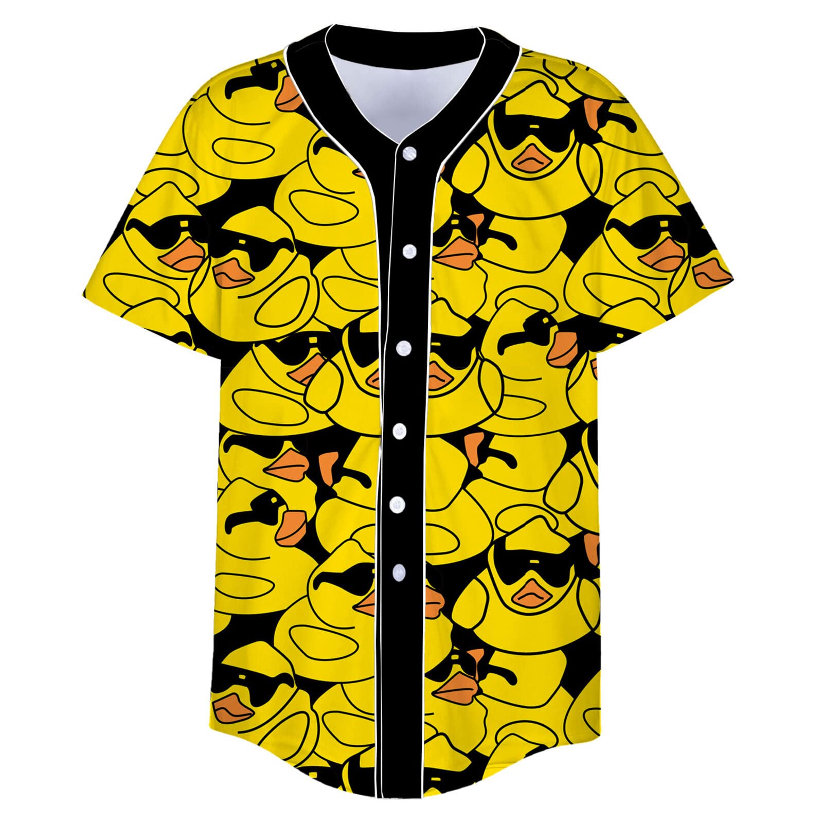 WdpsuxinMen's Baseball Jersey，Down Hip Hop Shirts Athletics Short Sleeve Sports Uniforms