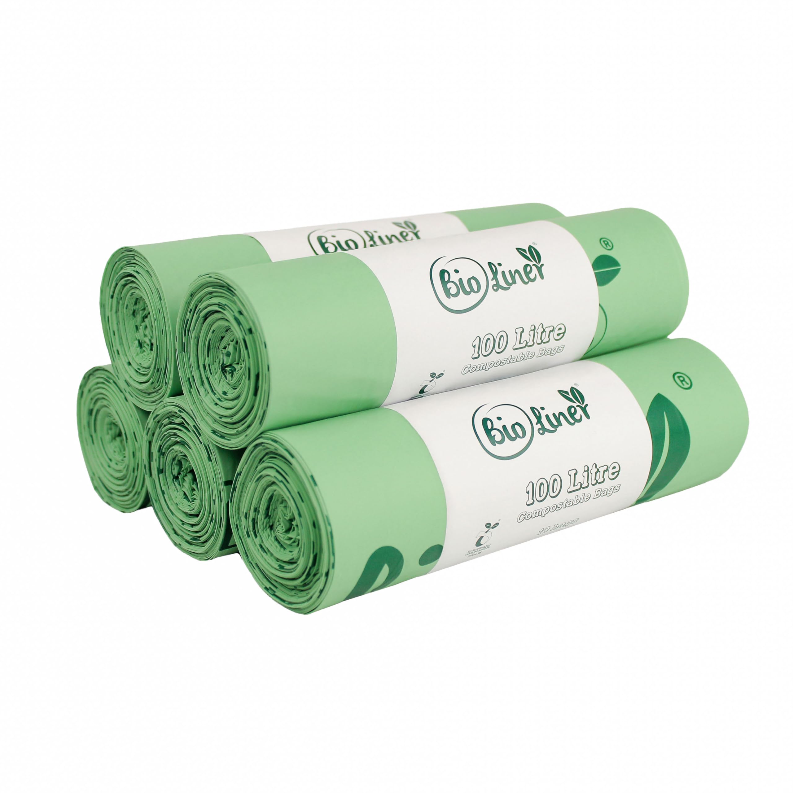 100L Compost Bag Compostable Heavy Duty Sacks5 Rolls from B&Q