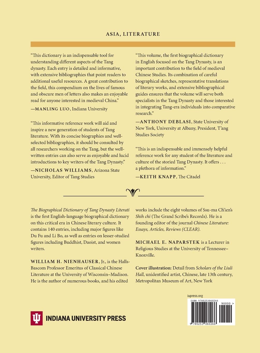 Biographical Dictionary of Tang Dynasty Literati