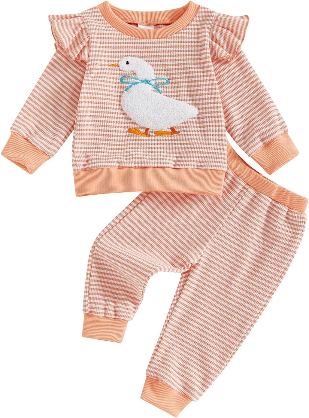 Toddler Baby Girl Christmas Outfit Santa Claus Long Sleeve Pullover Sweatshirts Pants Cute Fall Winter Clothes