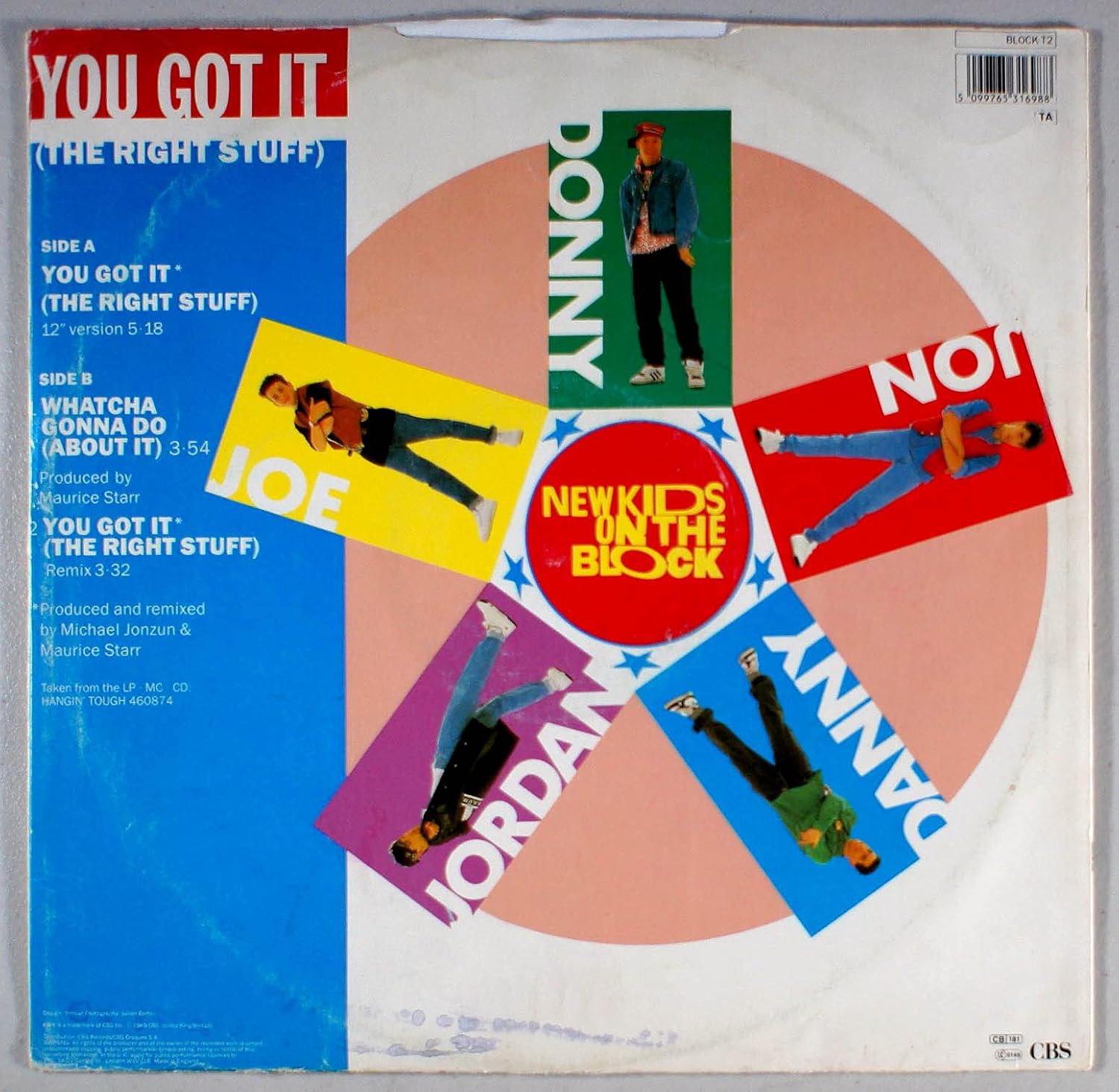New Kids On The Block - You Got It - 12 inch vinyl image 2
