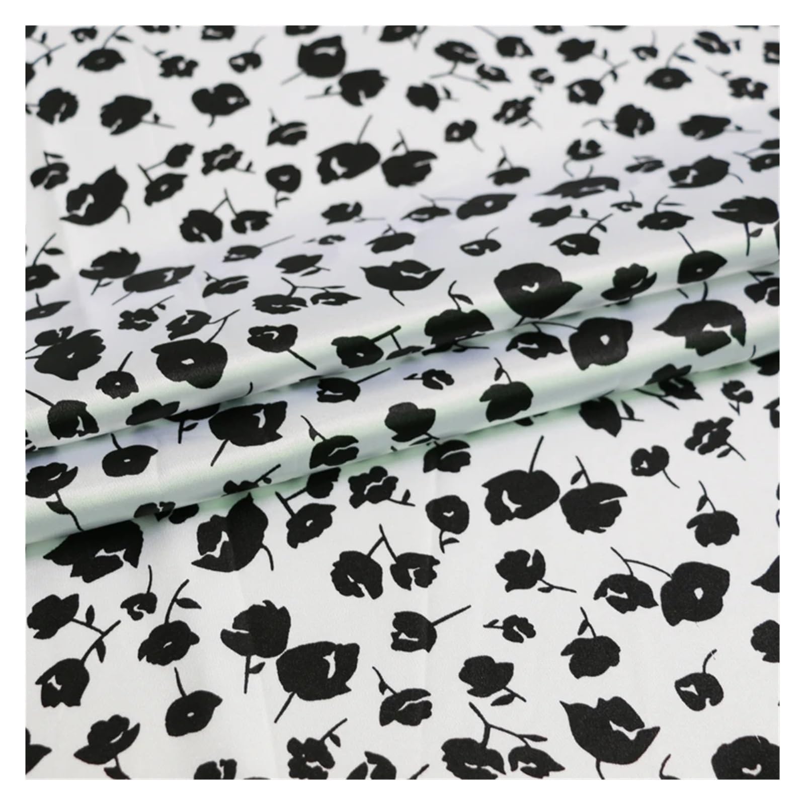 Silky Satin Fabric Silky Satin Fabric Multicolor 1 Meter x 1.5 Meter(Color 2)