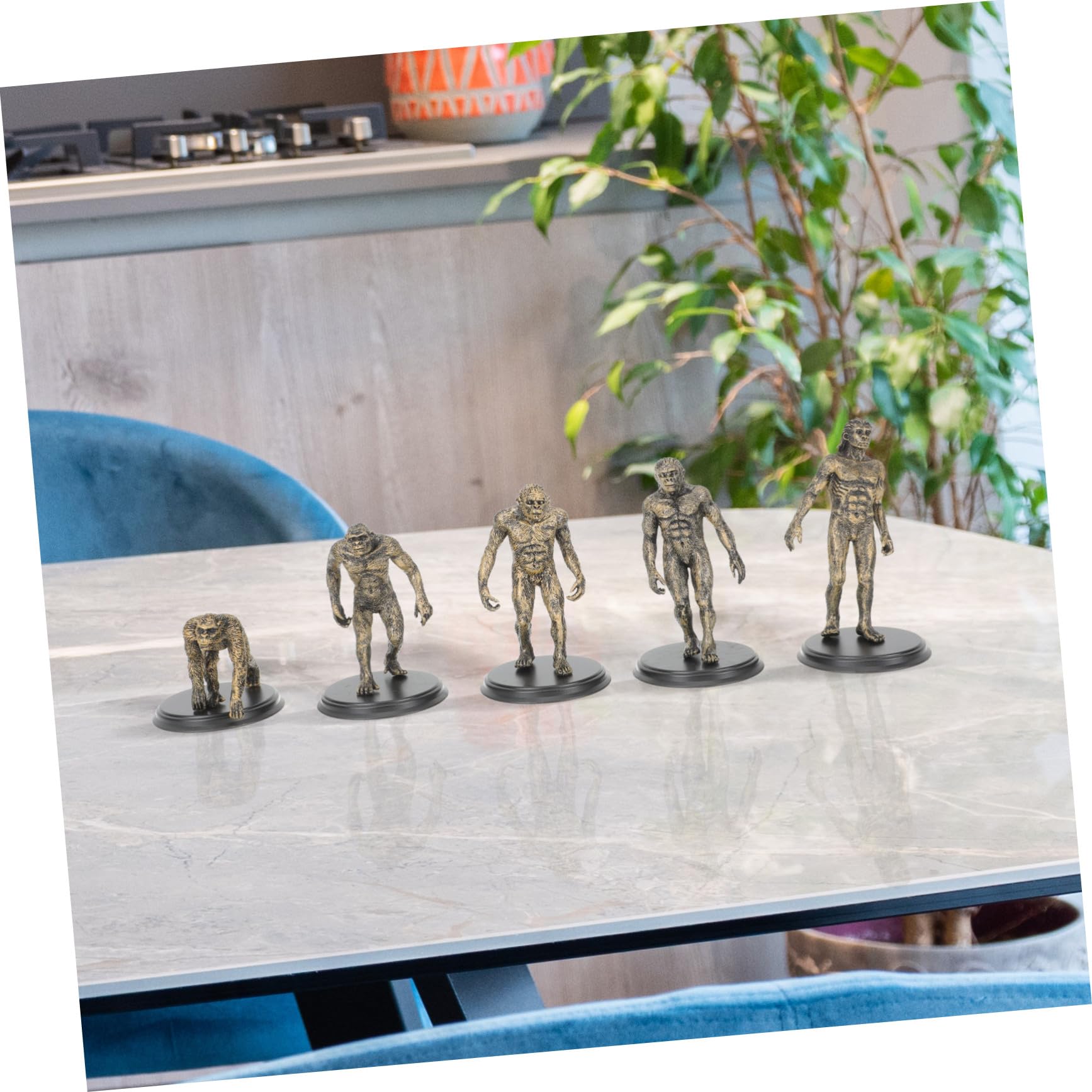Juego Educativo de Figura de Plástico con Acabado Fino y Apariencia Atractiva para Escenarios de Enseñanza, Set de 5 Piezas para Niños