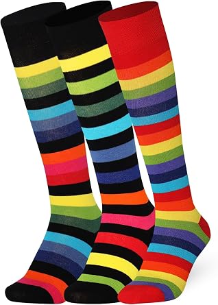 Mysocks Unisex Extra Fine Combed Cotton Rainbow Socks | Seamless Toe | Reflect Your Style | Make Your Steps Enjoyable