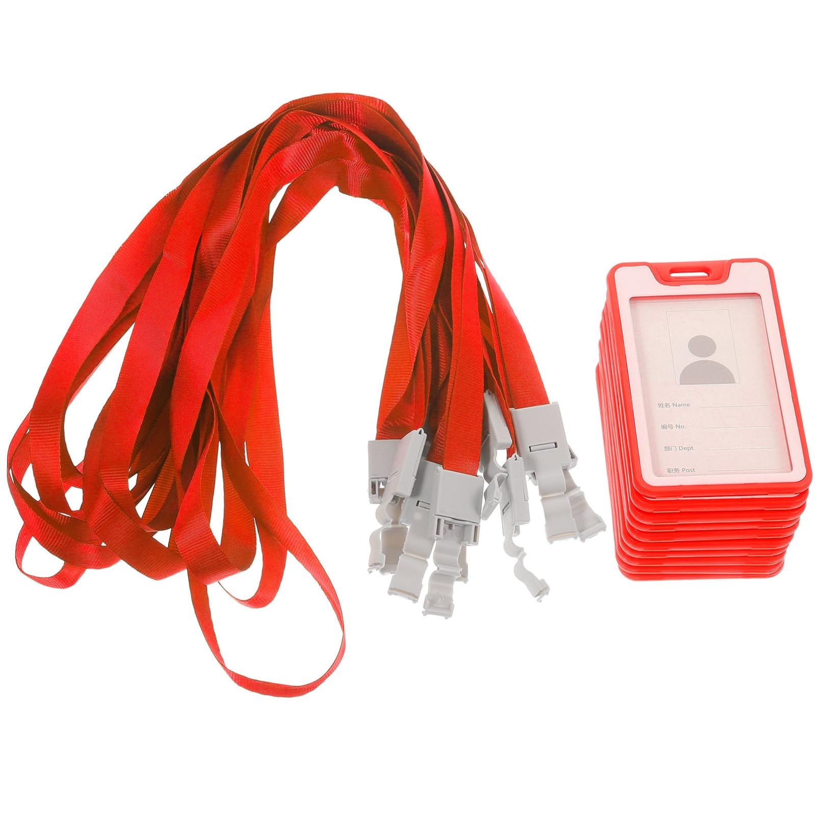 SEWACC 40 Unidades De Cordón Para Tarjetero De Identificación Funda Transparente Para Tarjetas Fundas Transparentes Para Tarjetas a Protectora Para as Para