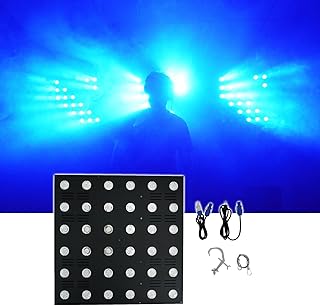Rockville Stage Matrix 36 RGB 6x6 Tri-Colored Matrix Blinder Light, 36x3W LEDs, 3 Degree Beam, DMX Control, Auto Modes, for DJs, Clubs, and Stage Performances