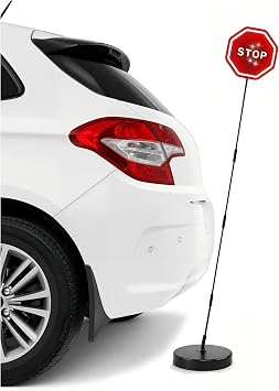 Zpana LED Car Parking Stop Sign, Flashing Warning Garage Assistant