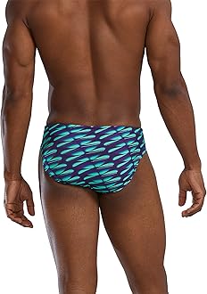 TYR Mens Durafast Elite Racer Brief Swimsuit