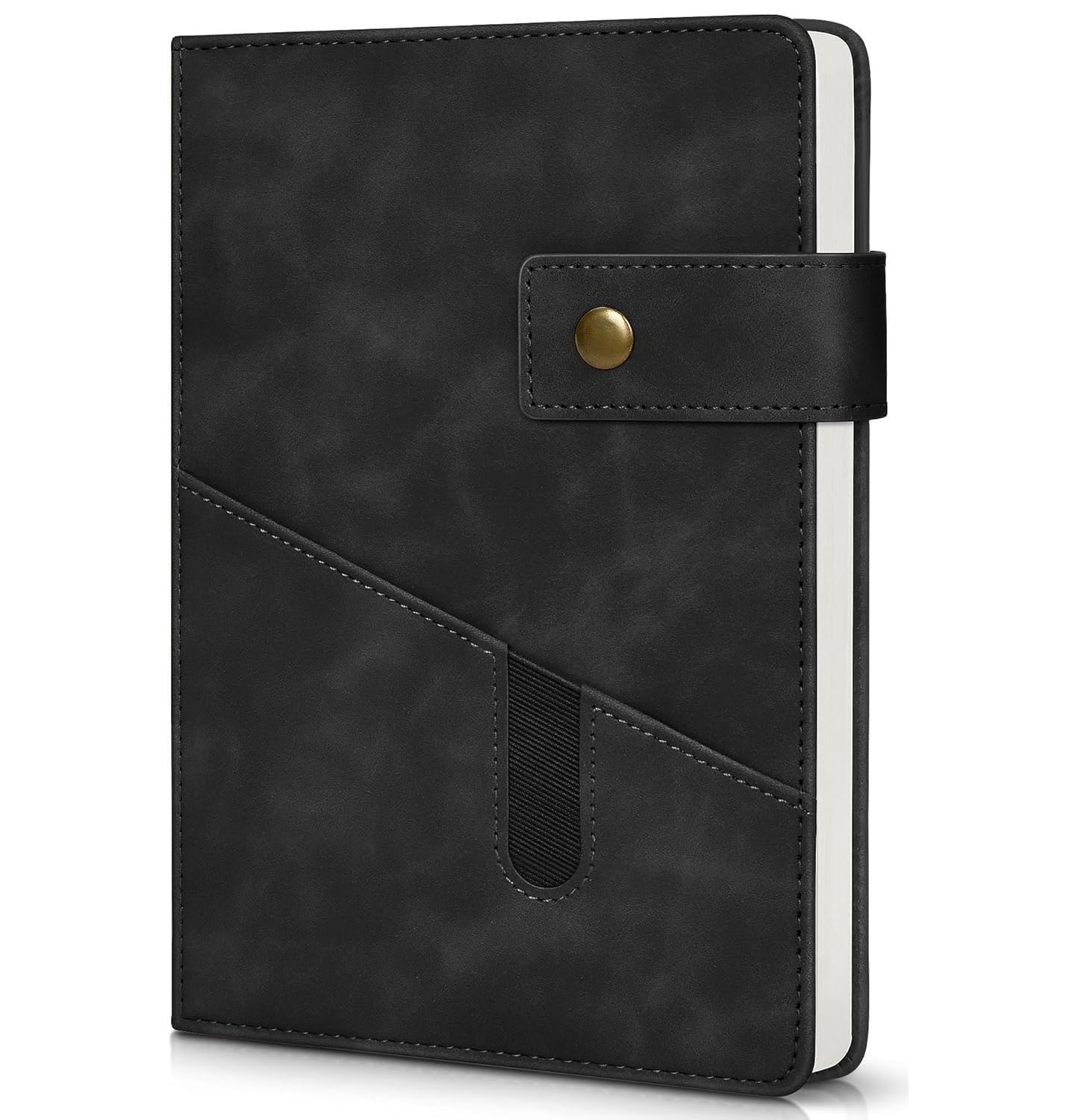 Lined Journal Notebook for Women Men,256 Pages A5 Hardcover Leather Journals for Writing,Travel,Business,Work & School,College Ruled Notebooks for Note Taking,Diary Notepad 5.7"×8.3"