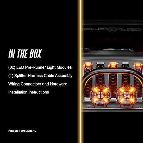 Miniatura 2 de ORACLE Kit de luz LED universal para parrilla estilo pre-corredor, lente tintada