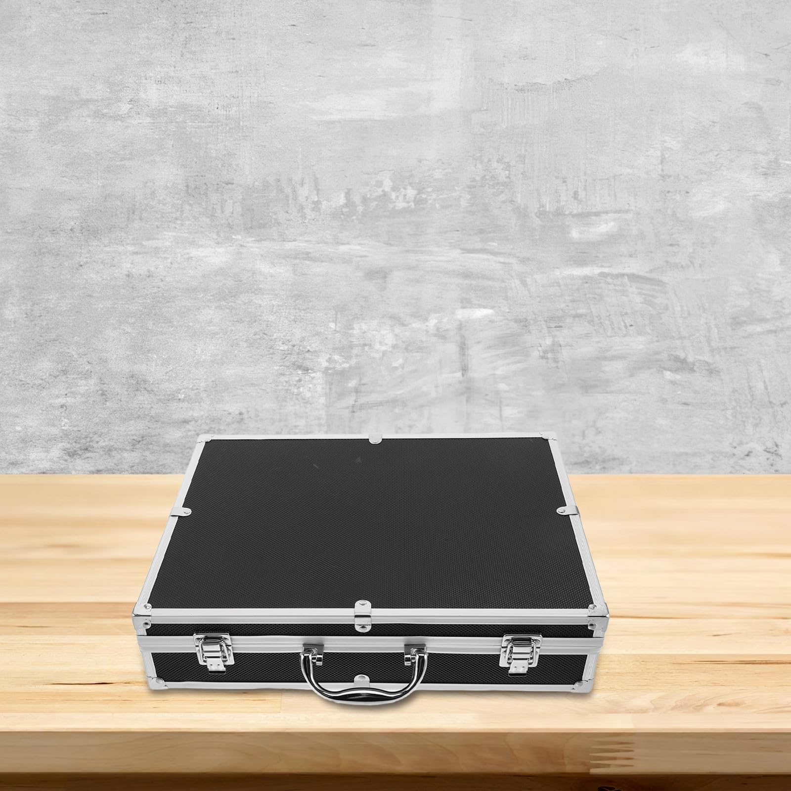 Estuche de Almacenamiento para Micrófonos de Aleación de Aluminio 4-slot