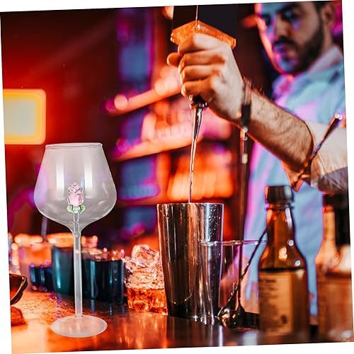Vista 3 de Copa de vino tinto de cristal para copa de cóctel, copa de cóctel para Halloween, Navidad, boda, fiesta de cumpleaños, decoración de bar