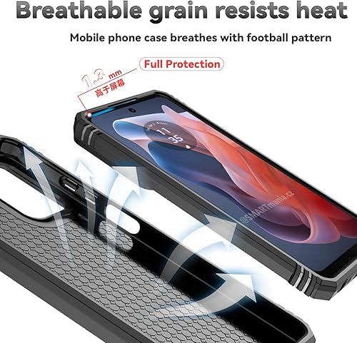 Miniatura 8 de YZOK Funda para Moto G 5G 2024, con Cubierta para Lente de Cámara Protector de Pantalla HD, Grado Militar Soporte de Montaje para Automóvil con