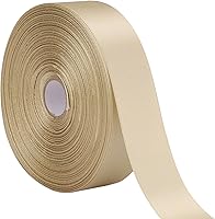 Vista 46 de Cinta blanca de 1-1/2 pulgadas, para envolver regalos, 50 yardas, perfecta para boda, fiesta, corona, costura, accesorios para el cabello