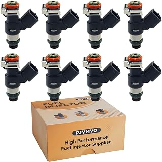 GM12609749 Flex 6.2L Fuel Injectors,Compatible with/GMC 6.2 Yukon XL Sierra 2009-2013,Compatible with/Cadillac Escalade,Compatible with/Chevy Silverado 1500 Tahoe |12 Holes| |Set of 8|